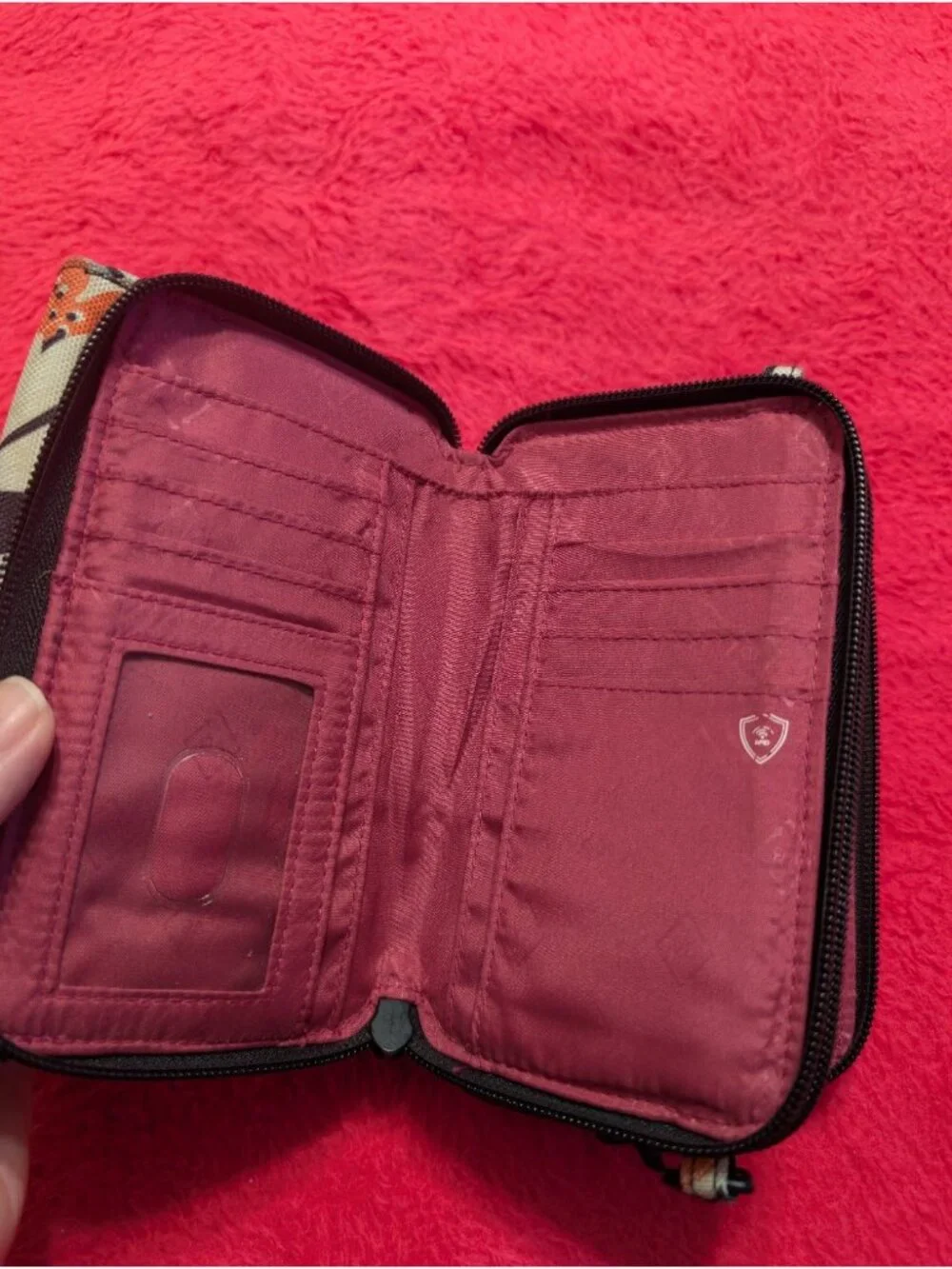 Vera Bradley Holland Garden RFID All In One Crossbody Wallet Floral No Straps - Picture 6 of 9